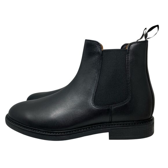 Polo Ralph Lauren Chelsea Boots Mens 10.5 Black Asher Leather Classic Luxury NWB main image 9